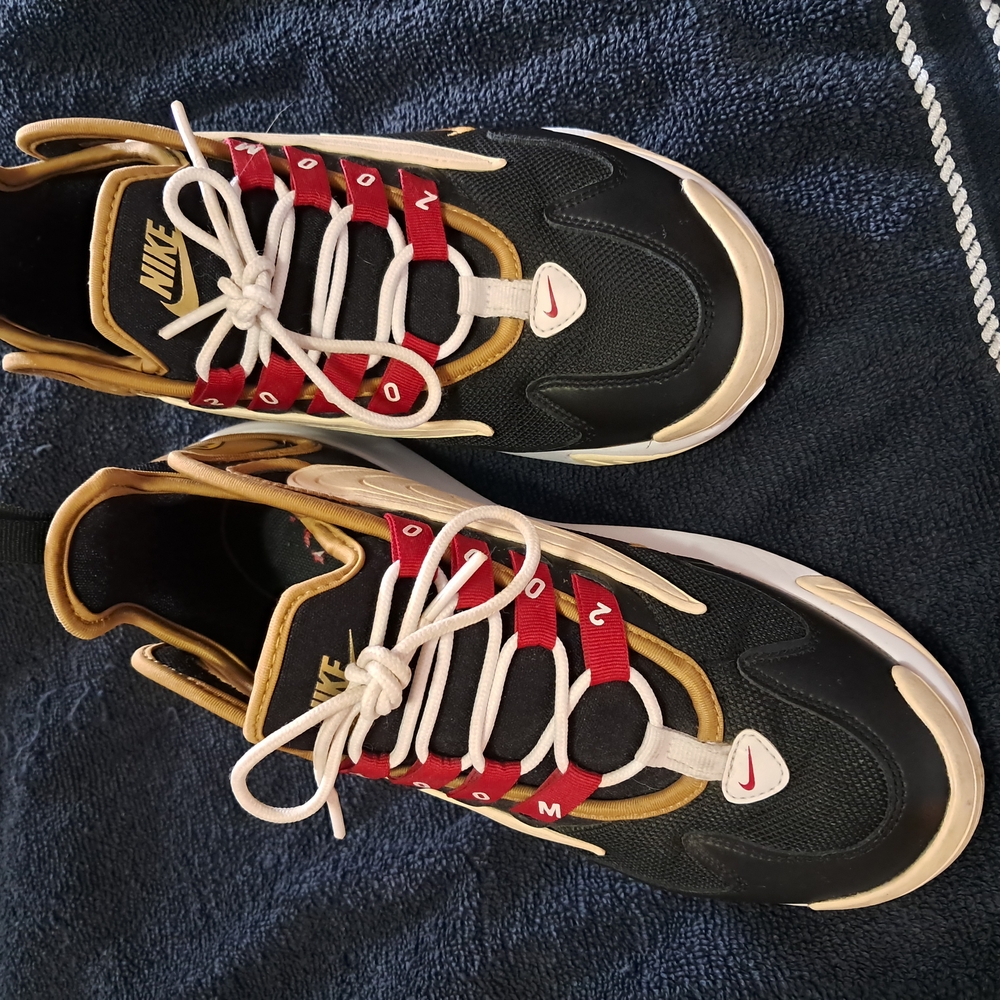 Nike Black and Red Sneakers